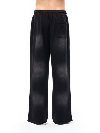 Effortless Athleisure Pure Cotton Handcrafted Monkey Wash Loose fit Sweatpants